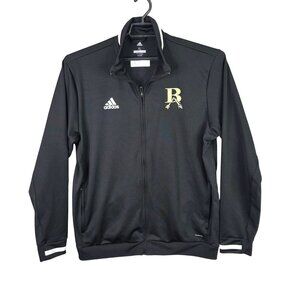 Mens Adidas Climacool Black Full Zip Track Jacket Polyester Long Sleeve Size XL